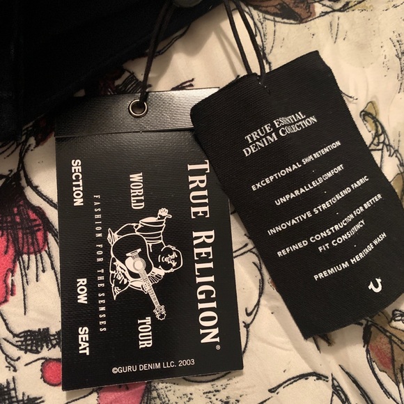 True Religion Jennie Curvy Jeans Dark Wash NWT - Picture 7 of 13